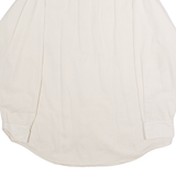 WINSTON SELECT TRADING CO Mens Plain Shirt Cream 90s Long Sleeve L