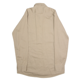 DICKIES Mens Worker Shirt Beige Long Sleeve S