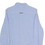 DIESEL Slim Fit Mens Shirt Blue Gingham Long Sleeve L