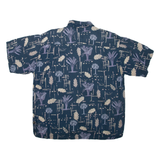 NEWPORT BLUE ISLAND Mens Shirt Blue Crazy Pattern L