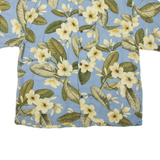 BERMUDA BAY Mens Hawaiian Shirt Blue Floral XL