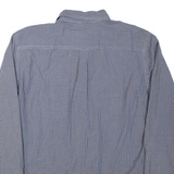 CHAPS Mens Shirt Blue Gingham Long Sleeve XL
