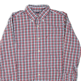 NAUTICA Mens Shirt Red Check Long Sleeve XL