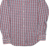 NAUTICA Mens Shirt Red Check Long Sleeve XL