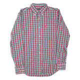 NAUTICA Mens Shirt Red Check Long Sleeve XL