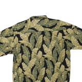 COOKE STREET Mens Hawaiian Shirt Green Floral M