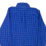 NAUTICA Mens Shirt Blue Check Long Sleeve M