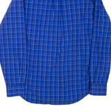 NAUTICA Mens Shirt Blue Check Long Sleeve M