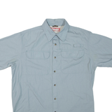 WRANGLER Mens Plain Shirt Grey M