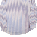 TOMMY HILFIGER Mens Shirt Blue Striped Long Sleeve XL