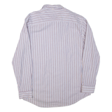 TOMMY HILFIGER Mens Shirt Blue Striped Long Sleeve XL