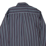 NAUTICA Mens Shirt Blue Striped Long Sleeve XL