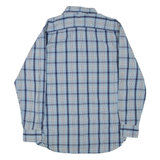 TIMBERLAND Mens Shirt Blue Check Long Sleeve M