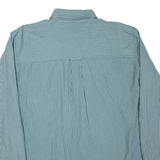 CHAPS Mens Shirt Green Striped Long Sleeve XL