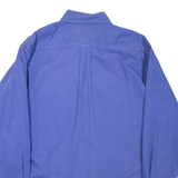 TOMMY HILFIGER Mens Plain Shirt Blue Long Sleeve L