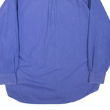 TOMMY HILFIGER Mens Plain Shirt Blue Long Sleeve L