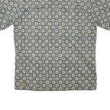 BURMA BIBAS Mens Shirt Grey Geometric L