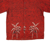 ROUTE 66 Mens Hawaiian Shirt Red L
