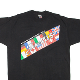 FRUIT OF THE LOOM Juice Plus Mens T-Shirt Black XL