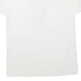 GEPETTO Womens T-Shirt White V-Neck S