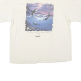 ONEITA Hawaii Moonlight Ballet Mens T-Shirt Beige USA XL