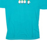 Penguin Womens T-Shirt Blue L