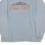 Outside Field Staff Mens T-Shirt Blue Long Sleeve L