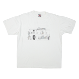 ONEITA Pride Of The Rockies Drumline Mens T-Shirt White USA XL