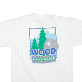 ANVIL Mens T-Shirt White USA L