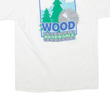 ANVIL Mens T-Shirt White USA L