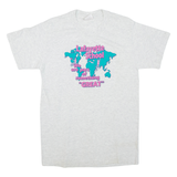HANES Lafayette School Mens T-Shirt Grey M