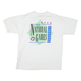 ALL SPORT National Games Mens T-Shirt White XL