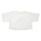 NIKE Cropped Womens T-Shirt White L