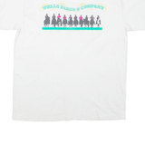 HANES Wells Fargo & Company Womens T-Shirt White L