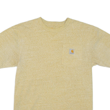 CARHARTT Mens T-Shirt Yellow S