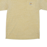 CARHARTT Mens T-Shirt Yellow S