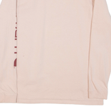 CARHARTT Loose Fit Womens T-Shirt Pink Long Sleeve L