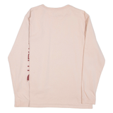 CARHARTT Loose Fit Womens T-Shirt Pink Long Sleeve L