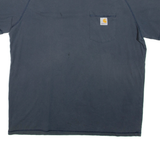 CARHARTT Mens T-Shirt Blue XL