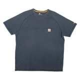CARHARTT Mens T-Shirt Blue XL