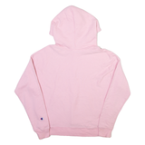 CHAMPION Womens Pink Hoodie L