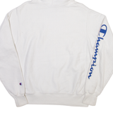 CHAMPION Mens White Hoodie S