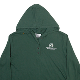 CHAMPION Womens Green Hoodie L