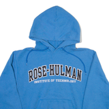 CHAMPION Rose-hulman Mens Blue Hoodie USA M