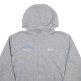 NIKE Mens Grey Hoodie Full Zip S