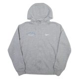 NIKE Mens Grey Hoodie Full Zip S