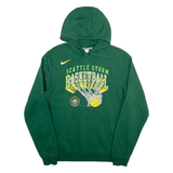 NIKE Seattle Storm Basketball Mens Green Hoodie USA S