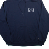 CHAMPION Mens Blue Hoodie L