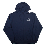 CHAMPION Mens Blue Hoodie L