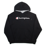 CHAMPION Mens Black Hoodie M